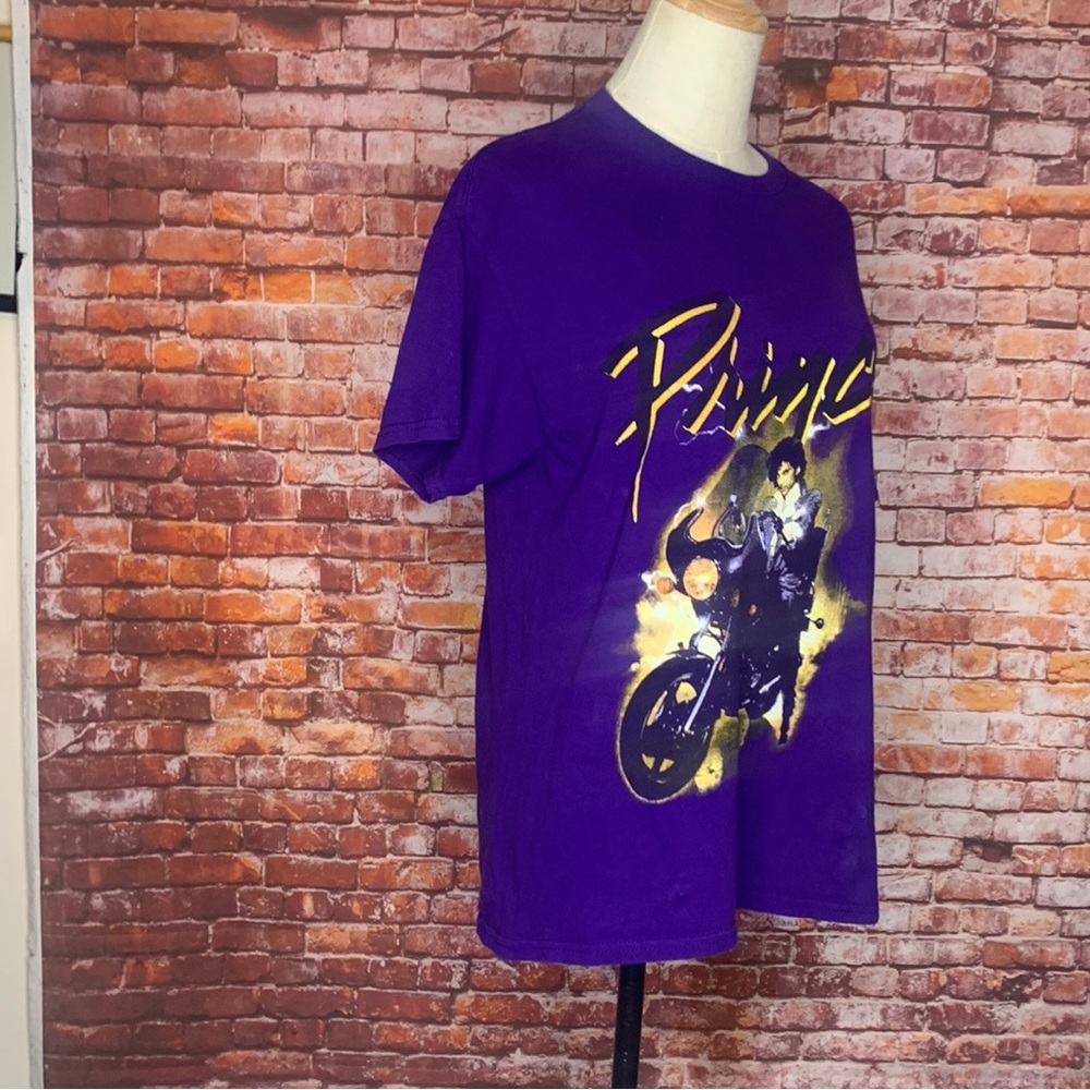 Purple Vintage Prince Purple Rain Short Sleeved Tee - Picture 2 of 5